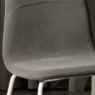 Modern vardagsrumsstol i tyg och metall tillverkad i Italien, Egypten Viadurini