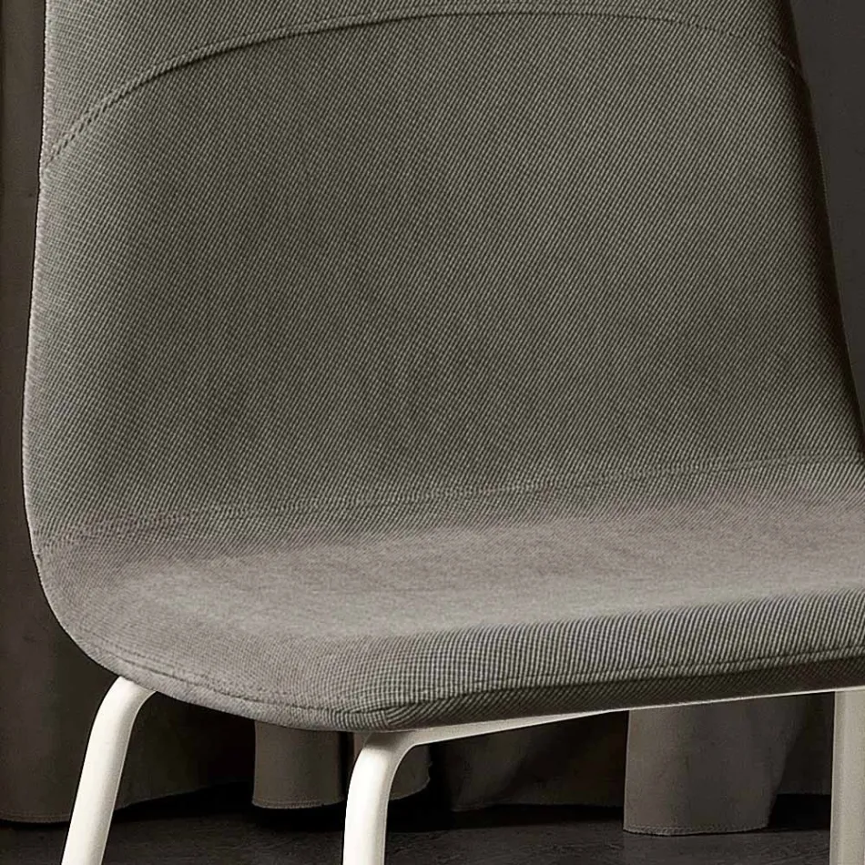 Modern vardagsrumsstol i tyg och metall tillverkad i Italien, Egypten Viadurini