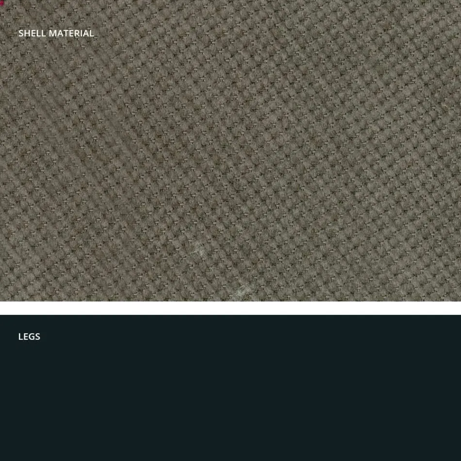 Modern vardagsrumsstol i tyg och metall tillverkad i Italien, Egypten Viadurini