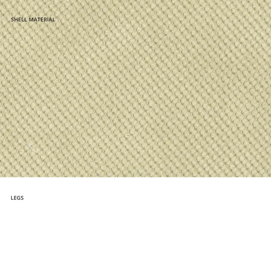 Modern vardagsrumsstol i tyg och metall tillverkad i Italien, Egypten Viadurini