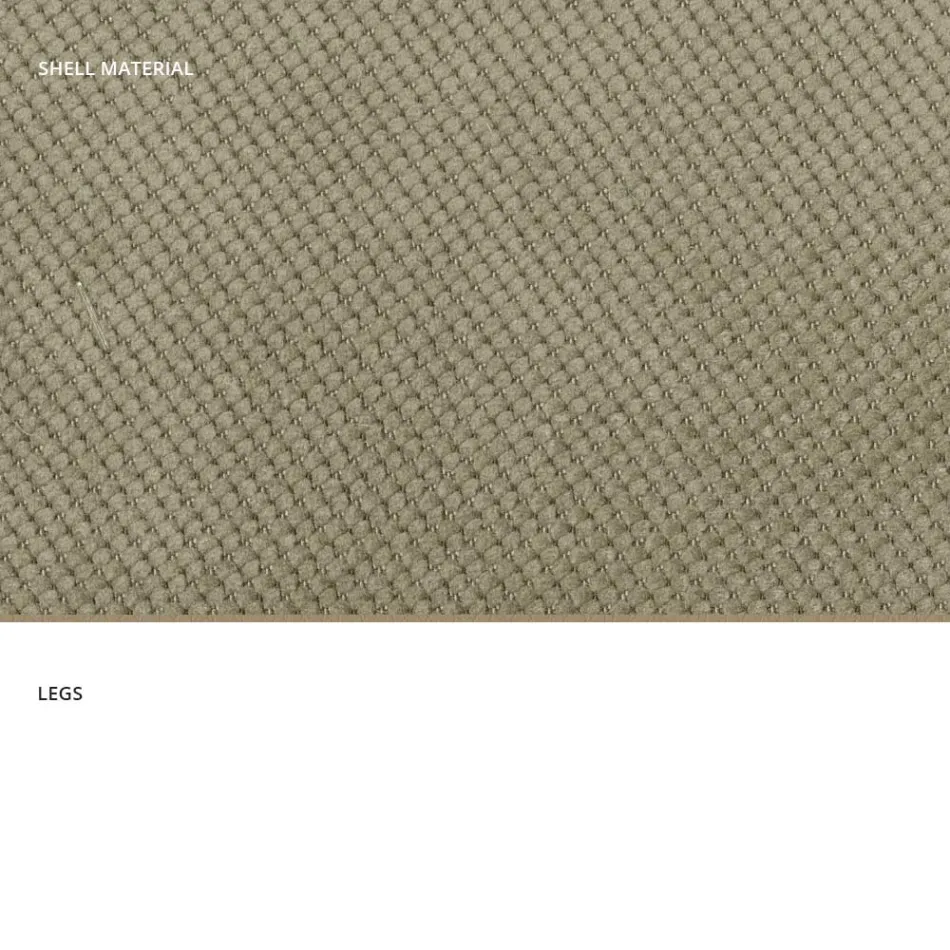 Modern vardagsrumsstol i tyg och metall tillverkad i Italien, Egypten Viadurini