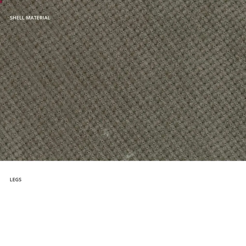 Modern vardagsrumsstol i tyg och metall tillverkad i Italien, Egypten Viadurini