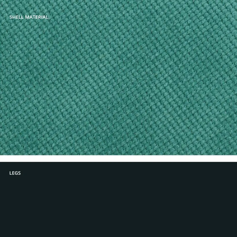 Modern vardagsrumsstol i tyg och metall tillverkad i Italien, Egypten Viadurini