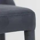 Vardagsrumsstol Klädd med Teknofibra Made in Italy - Stinco Viadurini