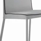 Vardagsrumsstol Klädda och lackade ben Tillverkad i Italien - Catania Viadurini