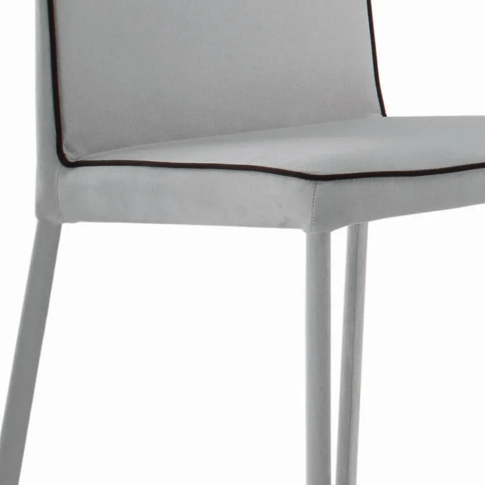 Vardagsrumsstol Klädda och lackade ben Tillverkad i Italien - Catania Viadurini