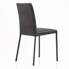 Vardagsrumsstol Klädda och lackade ben Tillverkad i Italien - Catania Viadurini