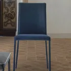 Vardagsrumsstol Klädda och lackade ben Tillverkad i Italien - Catania Viadurini