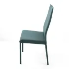 Vardagsrumsstol klädd i tyg Made in Italy - Roslin Viadurini