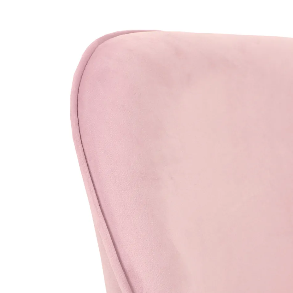 Kontorsstol Metallbas och tygsits - Anguilla Viadurini