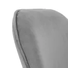 Kontorsstol Metallbas och tygsits - Anguilla Viadurini