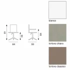 från vitt konstläder stol Michelle Viadurini