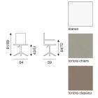 Kontorsstol modern design Summer Viadurini