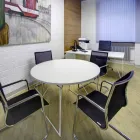 Ergonomisk kontorsstol med släde och armstöd tillverkade i Italien - Filanna Viadurini