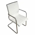 Ergonomisk kontorsstol med släde och armstöd tillverkade i Italien - Filanna Viadurini