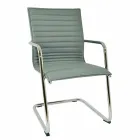 Ergonomisk kontorsstol med släde och armstöd tillverkade i Italien - Filanna Viadurini