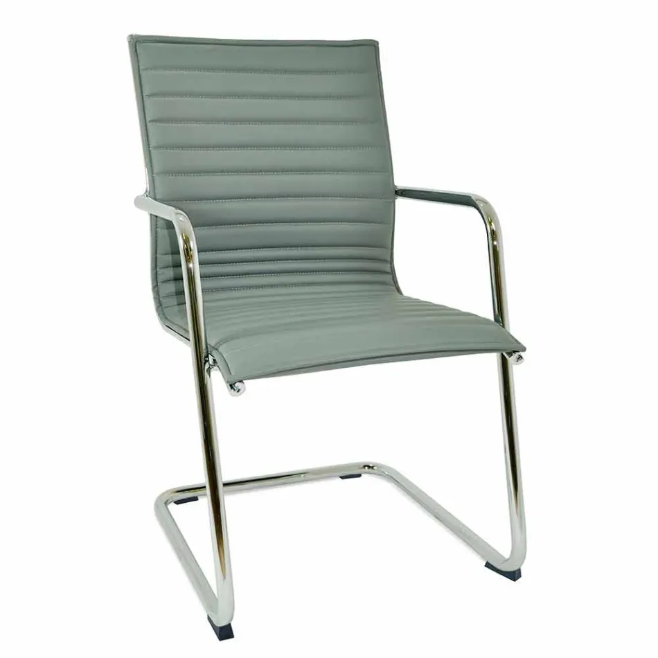 Ergonomisk kontorsstol med släde och armstöd tillverkade i Italien - Filanna Viadurini