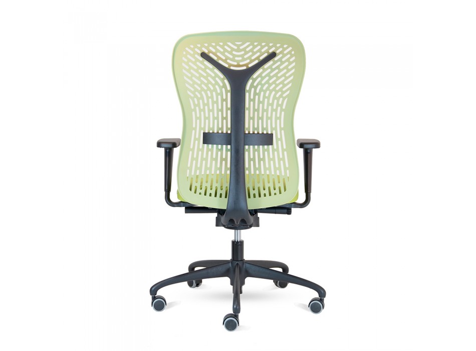 Ergonomisk och svängbar kontorsstol med armstöd Made in Italy - Fulvio Viadurini