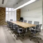 Ergonomisk svängbar kontorsstol med hjul och armstöd - Filanna Viadurini