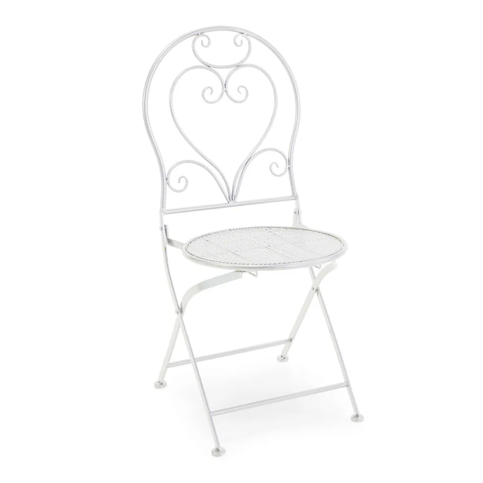 Stol i klassisk stil tillverkad av metall - Cruise Viadurini