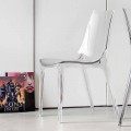 Modern designstol, helt i polykarbonat - Gilda