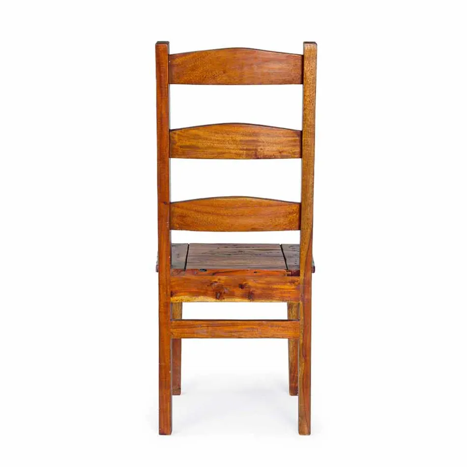 Klassisk designstol i massivt akaciaträ Homemotion - Moritz Viadurini