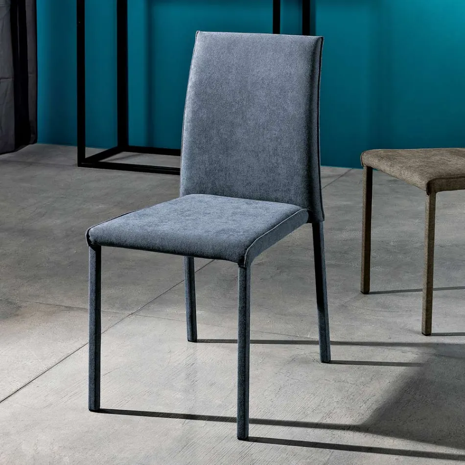 Matsalsstol i designertyg tillverkad i Italien, Conny Viadurini