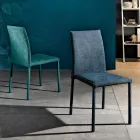 Matsalsstol i designertyg tillverkad i Italien, Conny Viadurini