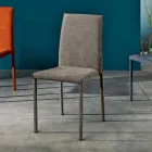 Matsalsstol av designertyg tillverkad i Italien, Conny Viadurini