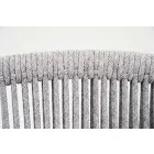 Stapelbar utomhusstol med vadderade armstöd H 73cm - Smart av Varaschin Viadurini