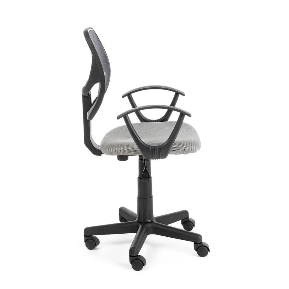 Vridbar kontorsstol i nylon och meshtyg i 3 färger - Rasha Viadurini