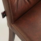 Design stoppad stol med tuftat arbete - Diana Viadurini