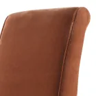 Stoppad massiv trässtol Grilli Zarafa gjord i Italien, 2 stycken Viadurini