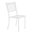 Stapelbar utomhusstol i galvaniserat stål Tillverkad i Italien 4 delar - Celia Viadurini