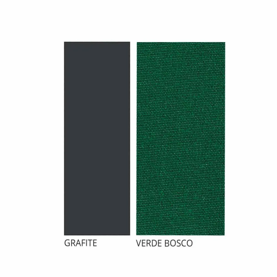 Stapelbar järnstol utomhus med kudde tillverkad i Italien 2 delar - Allegra Viadurini