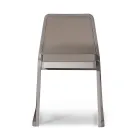 Stapelbar trästol med sammetssits Tillverkad i Italien, 2 delar - Leipzig Viadurini