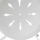 Stapelbar utomhusstol i metall tillverkad i Italien, 2 delar - myndighet Viadurini