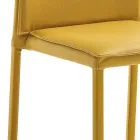 Matsalsstol i konstläder Modern Elegant Design - Granger Viadurini