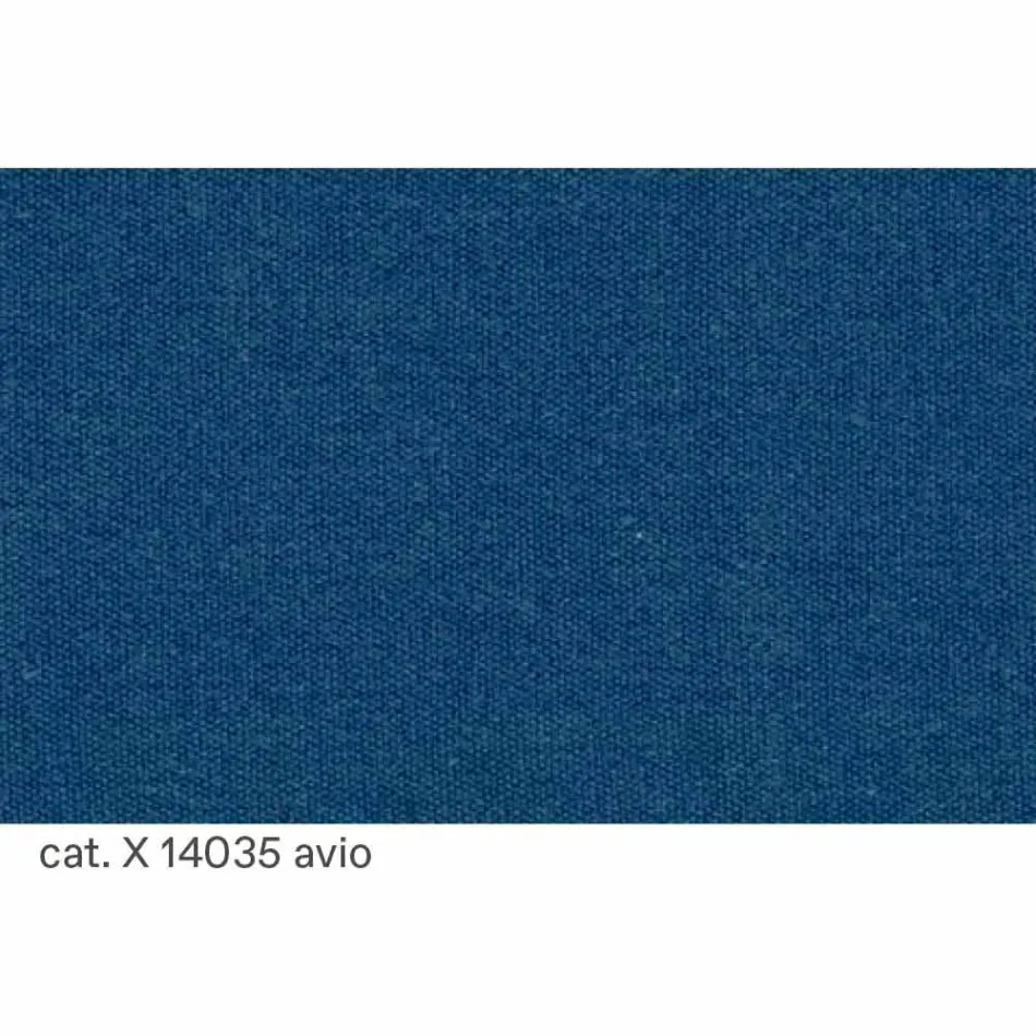 Stol i svartmålad ask med säte i bomull tillverkad i Italien - Merapio Viadurini