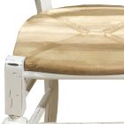 Ash Wood Köksstol helt tillverkad i Italien - Thanos Viadurini