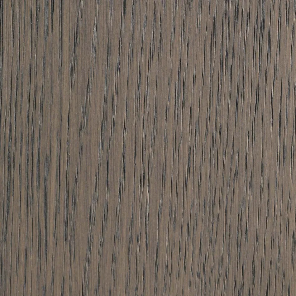 Trästol och säte i ekologisk läder med italienska designknappar - Mircea Viadurini