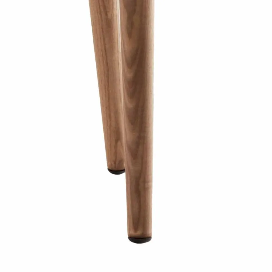 Moderna vadderade massivt trästol Grilli York tillverkat i Italien Viadurini