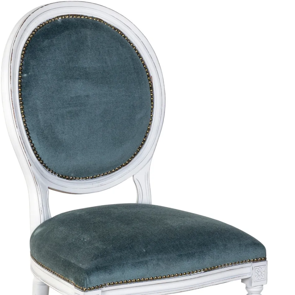 Stol i massiv bok och sits i skumgummi Tillverkad i Italien - Lamiral Viadurini