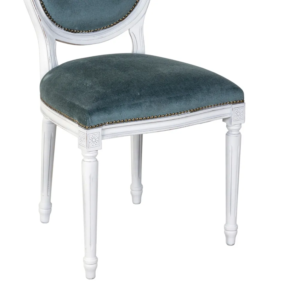 Stol i massiv bok och sits i skumgummi Tillverkad i Italien - Lamiral Viadurini