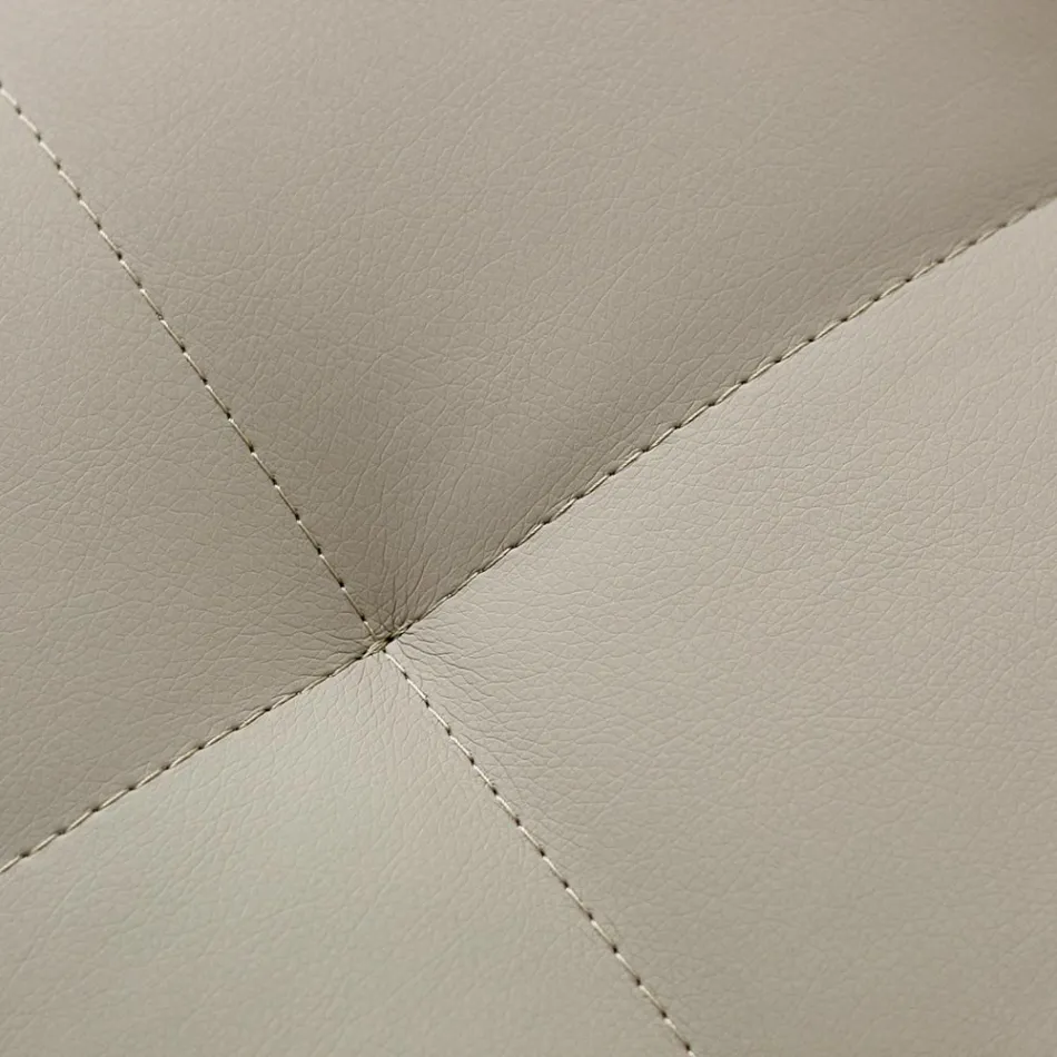 målat trä stol klädd i konstläder Purple Viadurini