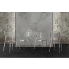Transparent polykarbonatstol, modern design - Yanis Viadurini