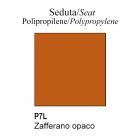 Återvunnen polypropylenstol med svängbar bas tillverkad i Italien - Connubia Tuka Viadurini