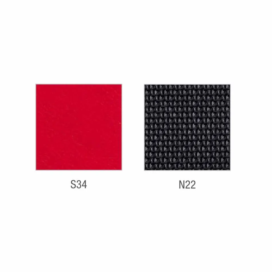 Mina semidirectional och operativ läderstol tillverkad i Italien Viadurini