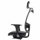 Mina semidirectional och operativ läderstol tillverkad i Italien Viadurini