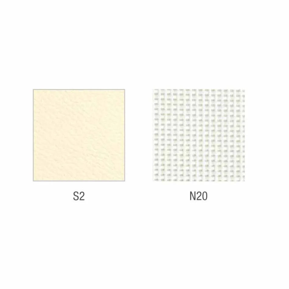 Mina semidirectional och operativ läderstol tillverkad i Italien Viadurini